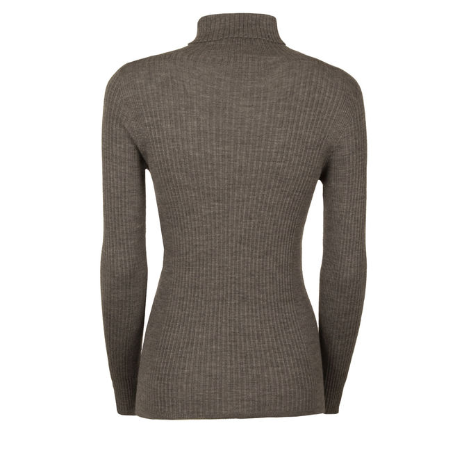 RIBBED TURTLENECK Woman Felpa