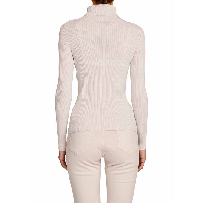 RIBBED TURTLENECK Woman Lime