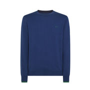 RIBBED WOOL SWEATER Man Blue RIBBED WOOL SWEATER Man Blue