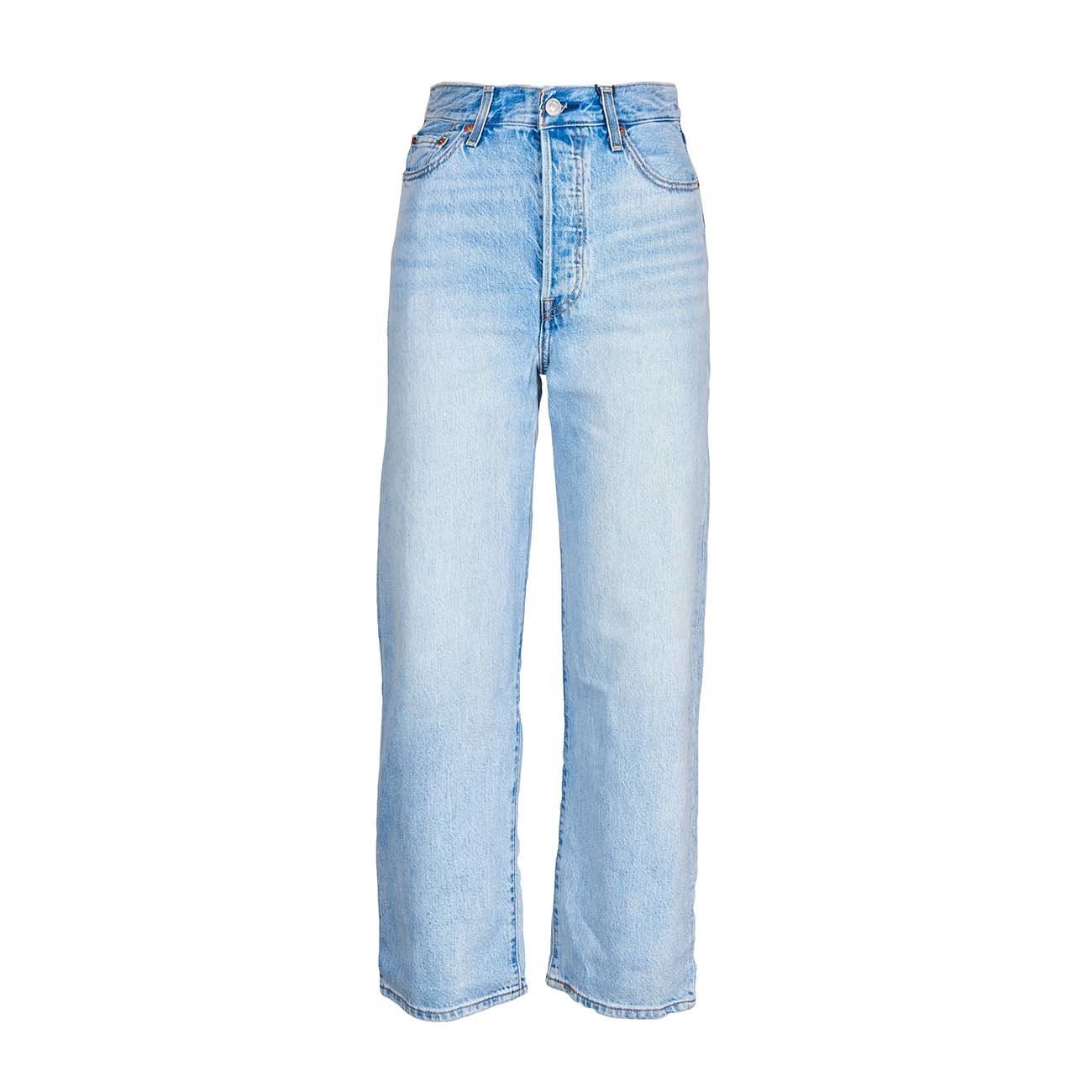 Shop Levi's Ribcage Straight Ankle Jean in Denim