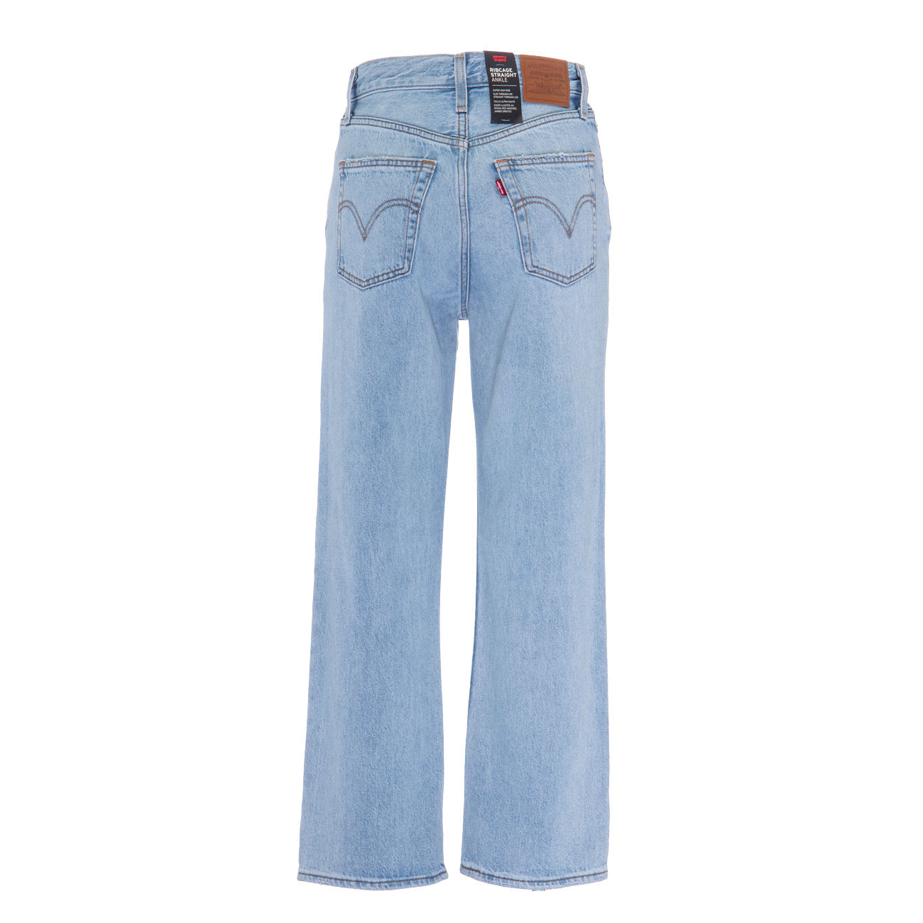 LEVIS RIBCAGE STRAIGHT ANKLE JEANS Woman Middle road | Mascheroni Store