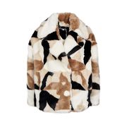 RITA FAUX FUR WITH FANTASY Woman Beauty Nero Beige Panna RITA FAUX FUR WITH FANTASY Woman Beauty Nero Beige Panna