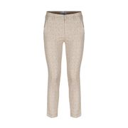 ROCIO LUREX JACQUARD TROUSERS Woman Beige Multicolor ROCIO LUREX JACQUARD TROUSERS Woman Beige Multicolor