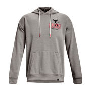 ROCK HEATGear TERRY SWEATSHIRT Man Pewter Gray ROCK HEATGear TERRY SWEATSHIRT Man Pewter Gray