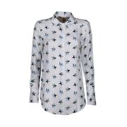 ROSSI STAR SHIRT Woman Bright white multicolor ROSSI STAR SHIRT Woman Bright white multicolor