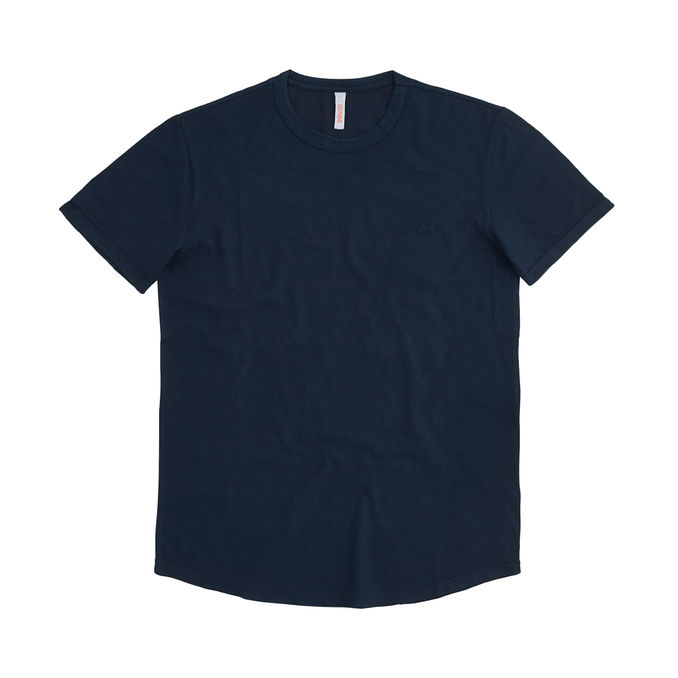 ROUND BOTTOM T-SHIRT Man Navy Blue