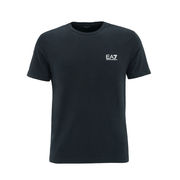 ROUND NECK T-SHIRT WITH SMALL RUBBER LOGO Man Night Blue ROUND NECK T-SHIRT WITH SMALL RUBBER LOGO Man Night Blue
