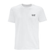 ROUND NECK T-SHIRT WITH SMALL RUBBER LOGO Man White ROUND NECK T-SHIRT WITH SMALL RUBBER LOGO Man White