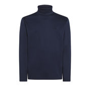 ROUND SOLID TURTLENECK Man Navy Blue ROUND SOLID TURTLENECK Man Navy Blue