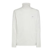 ROUND SOLID TURTLENECK Man White ROUND SOLID TURTLENECK Man White