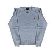 ROUNDNECK JUMPER WITH LOGO Girl Light blue ROUNDNECK JUMPER WITH LOGO Girl Light blue