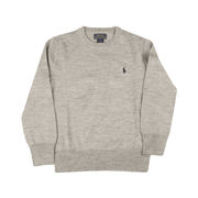 ROUNDNECK PULL Kid Grey Melange  ROUNDNECK PULL Kid Grey Melange