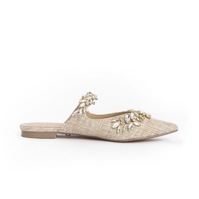 SABOT CHIARA WITH CRYSTALS Woman Raffia