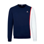 SAISON SWEATSHIRT WITH LOGO Man Blue Nuit/White SAISON SWEATSHIRT WITH LOGO Man Blue Nuit/White