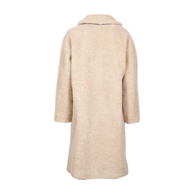 SALMONE WOOL TEDDY COAT Woman Cacha