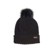 SALTBURN CAP RIBBED KNIT Woman Black SALTBURN CAP RIBBED KNIT Woman Black