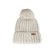 SALTBURN CAP RIBBED KNIT Woman Ice White  SALTBURN CAP RIBBED KNIT Woman Ice White