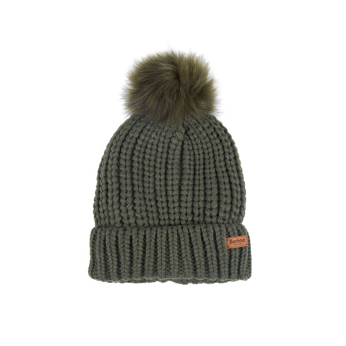 SALTBURN CAP RIBBED KNIT Woman Olive