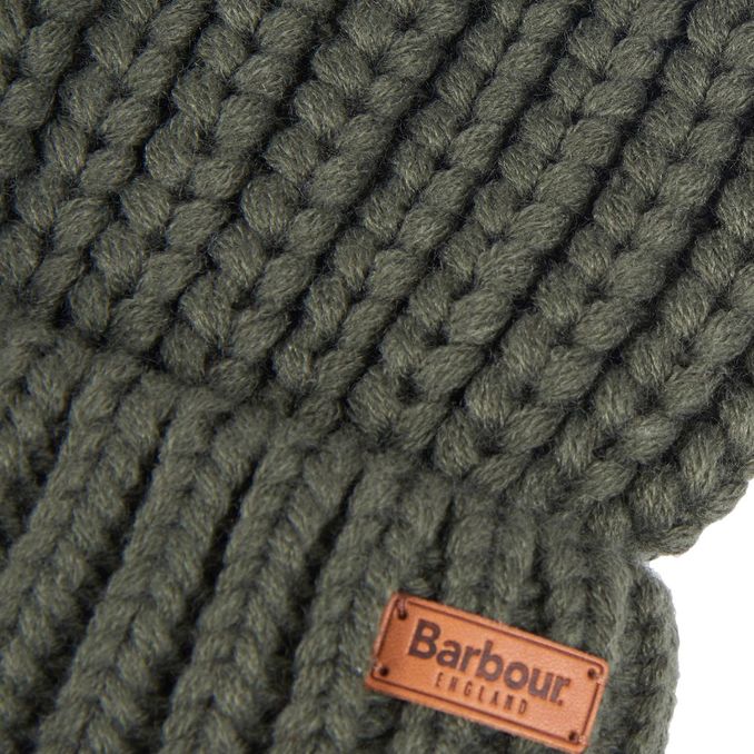 SALTBURN CAP RIBBED KNIT Woman Olive