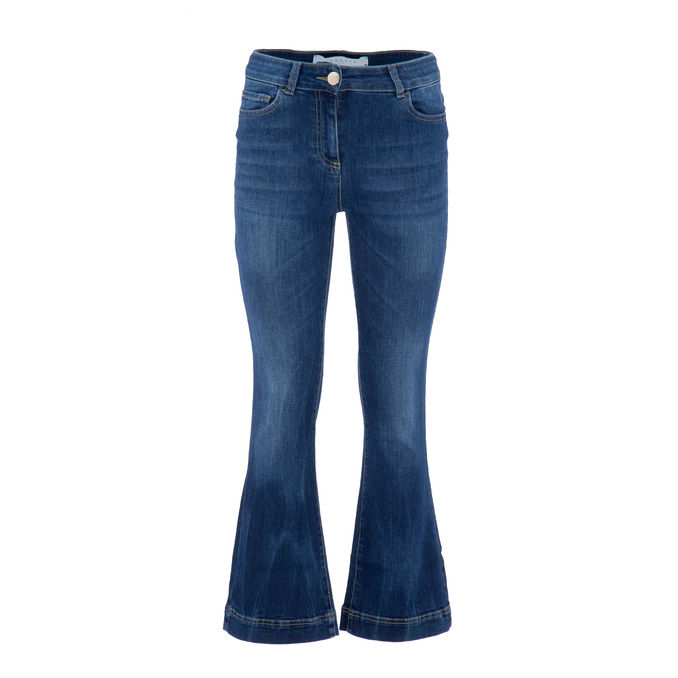 SAMU DENIM JEANS Woman Dark Blue