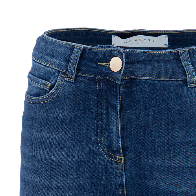 SAMU DENIM JEANS Woman Dark Blue