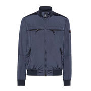 SAND EW 03 BIKER JACKET IRIDESCENT EFFECT Man Blue Navy SAND EW 03 BIKER JACKET IRIDESCENT EFFECT Man Blue Navy
