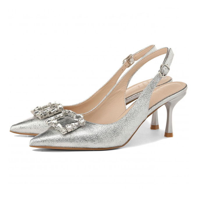 SANDAL CHANEL CLOTILDE Woman Silver