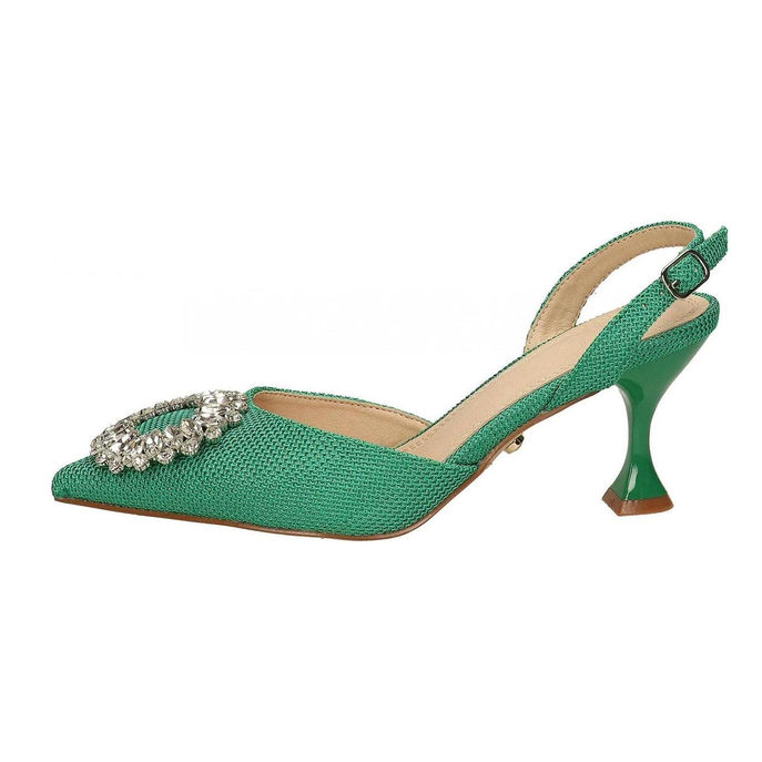 SANDAL CHANEL LILIBETH Woman Green Flag