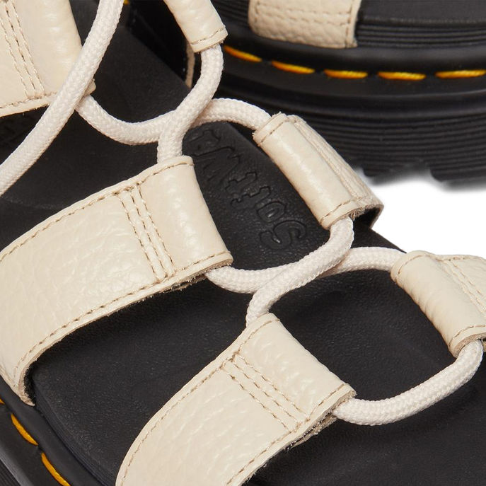 SANDAL NARTILLA Woman Parchment Beige Milled Nappa