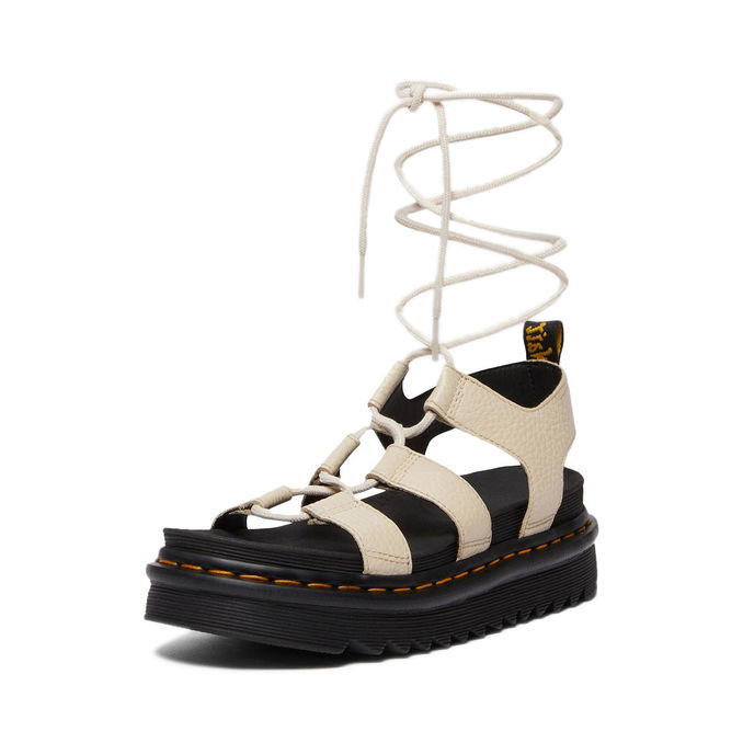 SANDAL NARTILLA Woman Parchment Beige Milled Nappa