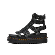SANDAL OLSON Woman Black Milled Nappa SANDAL OLSON Woman Black Milled Nappa