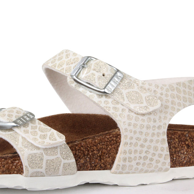 SANDAL TAORMINA Kids Magic Snake White