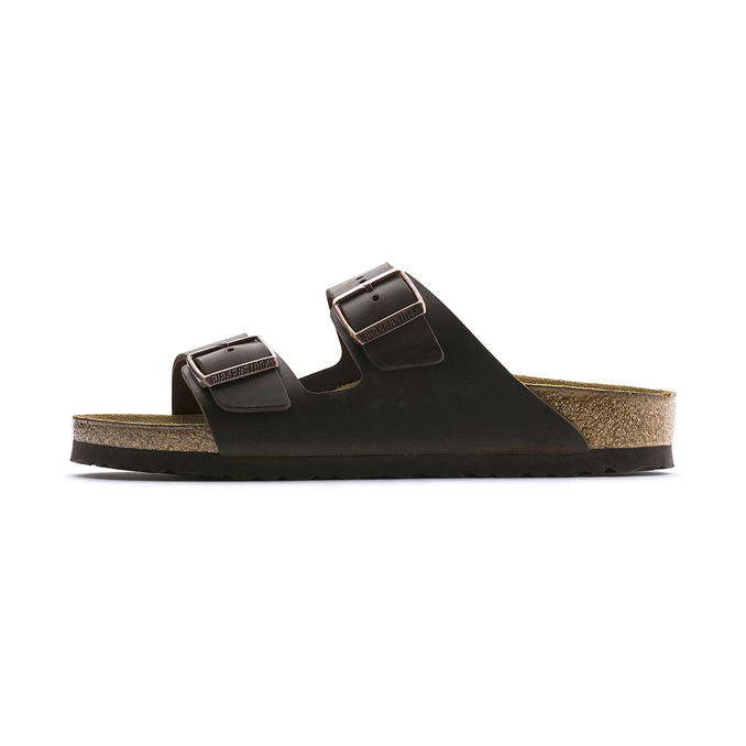SANDALS ARIZONA OILED LEATHER Unisex Habana