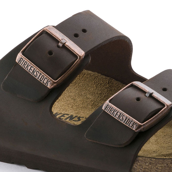 SANDALS ARIZONA OILED LEATHER Unisex Habana