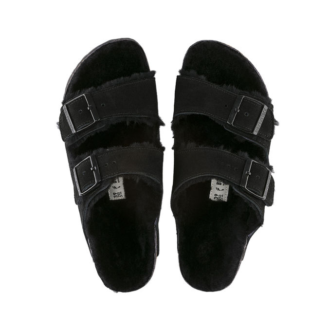 SANDALS ARIZONA SHEARLING Unisex Black