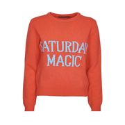 SATURDAY MAGIC PULLOVER IN WOOL Woman Corallo SATURDAY MAGIC PULLOVER IN WOOL Woman Corallo
