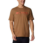 SCOOP NECK T-SHIRT WITH CSC BASIC LOGO PRINT Man Delta SCOOP NECK T-SHIRT WITH CSC BASIC LOGO PRINT Man Delta