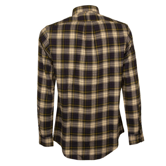 SCOTTISH SHIRT Man Blue Cream