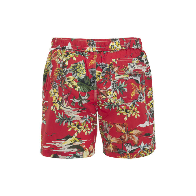 SEA BOXER WITH PRINT Man Red