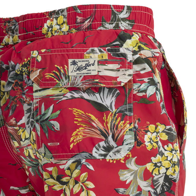 SEA BOXER WITH PRINT Man Red