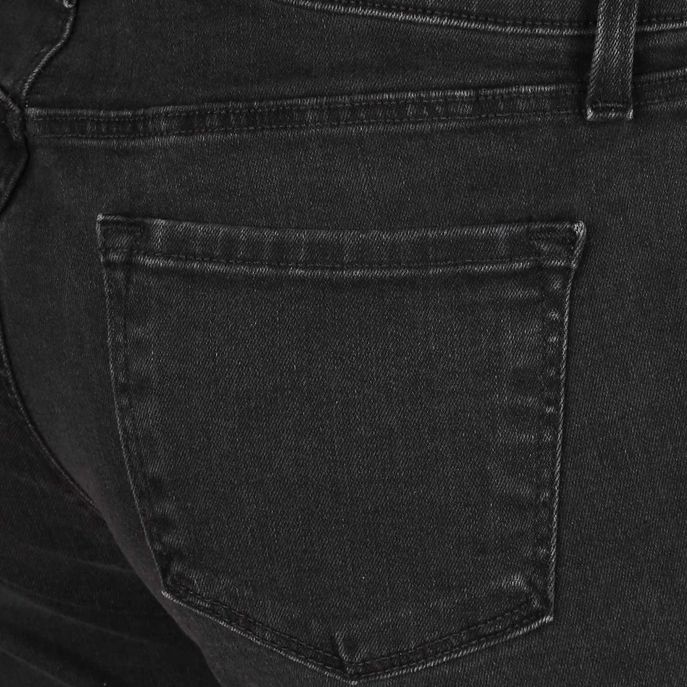 SELENA MID RISE CROP BOOT JEANS Woman Black