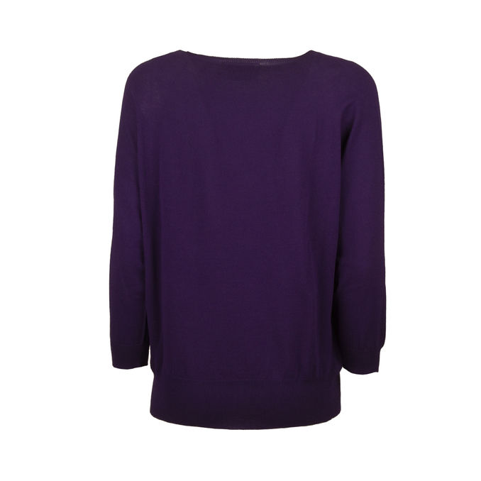 SEMI-BOAT JERSEY CREPE Woman Twilight