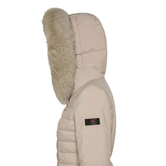 SERIOLA ML 04 FUR DOWN JACKET Woman Sesame