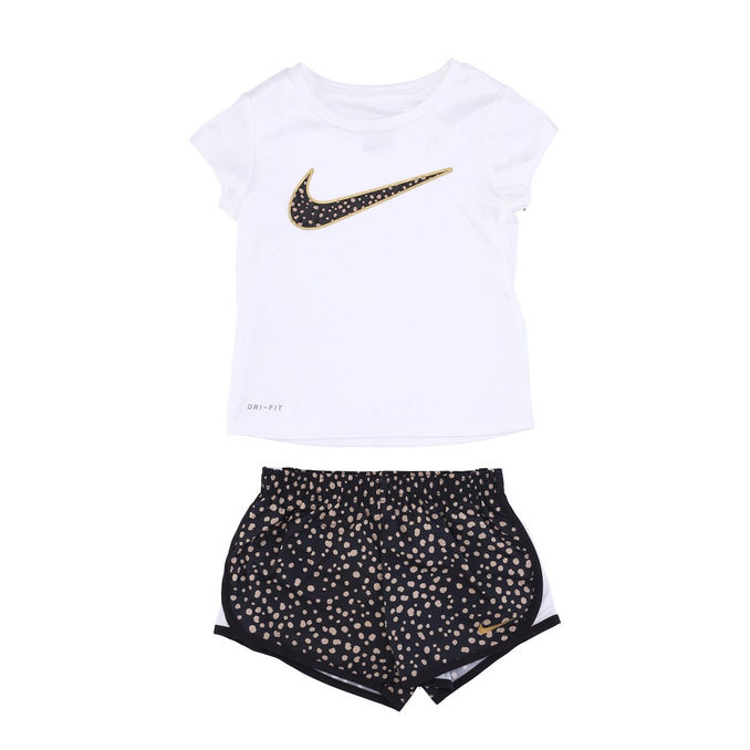 SET 2 PZ BIMBO T-SHIRT C/LOGO + SHORT NIKE