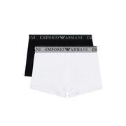 SET BOXER BIPACK LOGO ENDURANCE Man White Black SET BOXER BIPACK LOGO ENDURANCE Man White Black