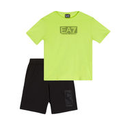 SET TSHIRT AND BERMUDA Kids Green Black SET TSHIRT AND BERMUDA Kids Green Black