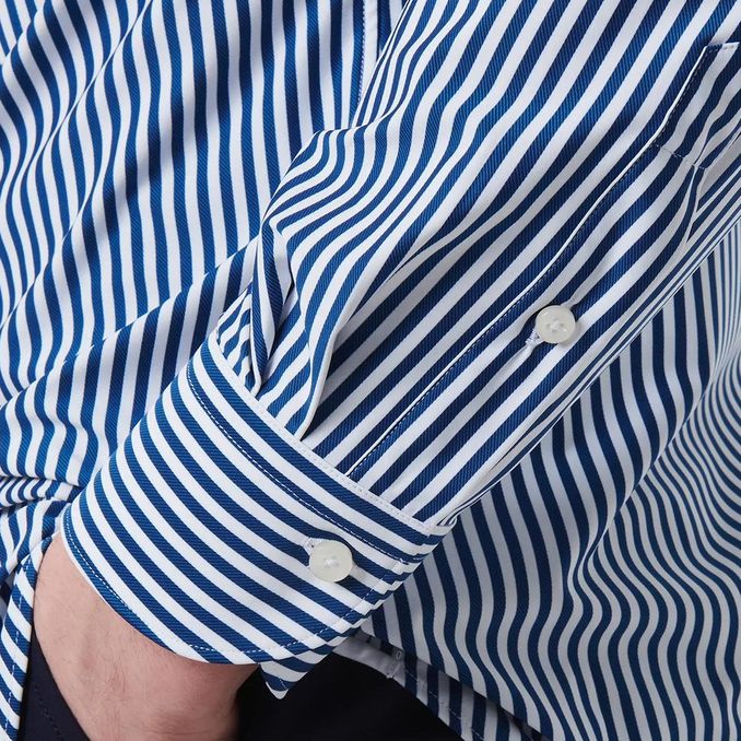 SHIRT ACTIVE Man White Blue