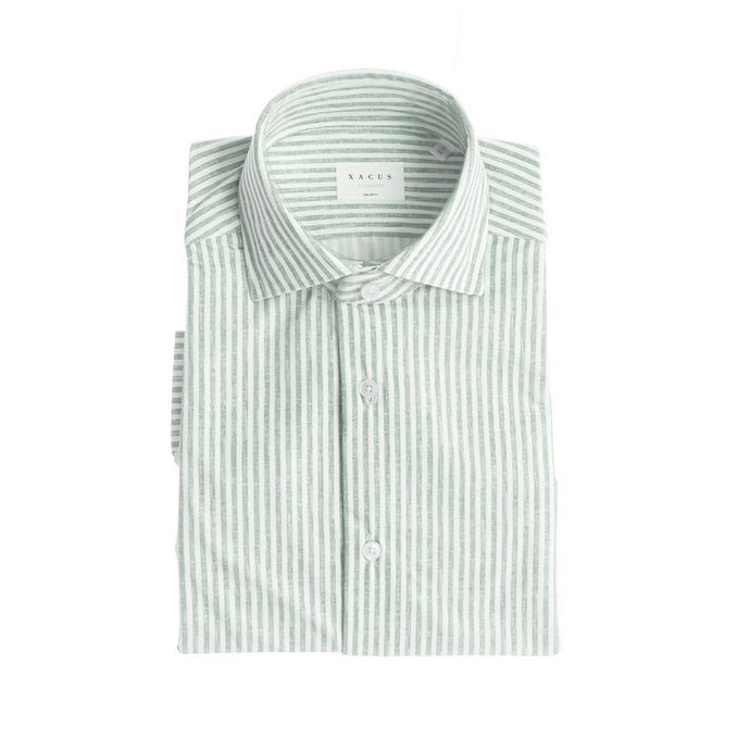 SHIRT ACTIVE Man White Green 