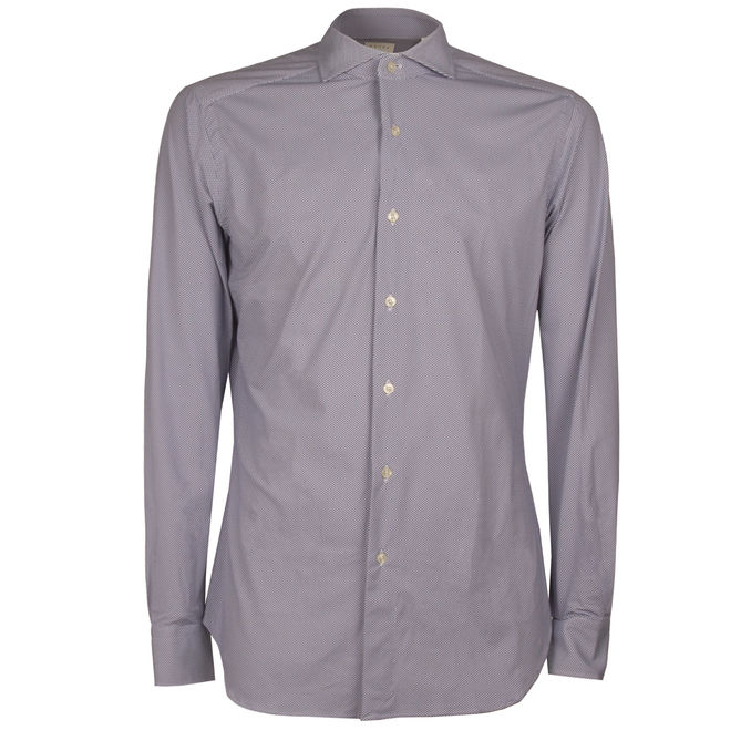 SHIRT ACTIVE MICROPRINT 520 Man Light Blue