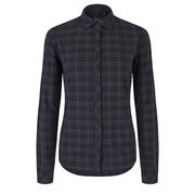 SHIRT CHECK CAMELIA Woman Slate  SHIRT CHECK CAMELIA Woman Slate